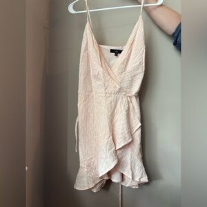 Lulu's really light pink Wrap Dress